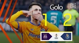 Liga Europa: Anderlecht vs FC Porto, Golo 1-2 Fábio Vieira (2024-2025)