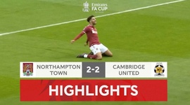 FA Cup: Northampton Town 2 - 2 Cambridge Utd (2021-2022)