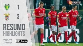 Liga Portugal Bwin: Tondela 1 - 3 Benfica (2021-2022)
