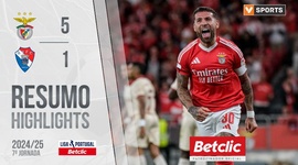 Liga Portugal Betclic: Benfica 5 - 1 Gil Vicente (2024-2025)