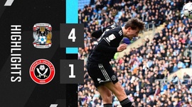 Championship: Coventry 4 - 1 Sheffield Utd (2021-2022)