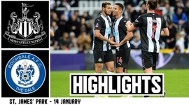 FA Cup: Newcastle 4 - 1 Rochdale AFC (2019-2020)