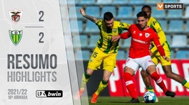 Liga Portugal Bwin: Santa Clara 2 - 2 Tondela (2021-2022)
