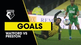 Championship: Watford 4 - 1 Preston North End (2020-2021)