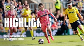Championship: Oxford United 1 - 0 Stoke City (2024-2025)