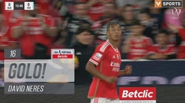 Liga Portugal Betclic: Benfica vs Vizela, Golo 1-0 David Neres (2023-2024)