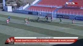 Segunda Liga: Benfica 2 - 1 Desp. Aves (2014-2015)