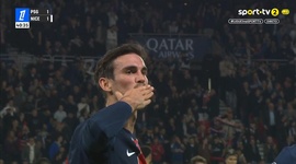 Ligue 1: PSG vs Nice, Golo 1-1 Fabián Ruiz (2024-2025)