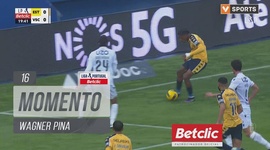 Liga Portugal Betclic: Estoril vs V. Guimarães, Jogada Wagner Pina, 16' (2024-2025)