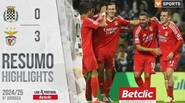 Liga Portugal Betclic: Boavista 0 - 3 Benfica (2024-2025)
