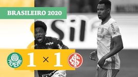 Brasileirão: Palmeiras 1 - 1 Internacional (2020)