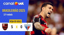 Brasileirão: Flamengo 5 - 0 Fortaleza (2025)