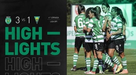 Liga de Futebol Feminino BPI: Sporting 3 - 1 Estoril (2020-2021)