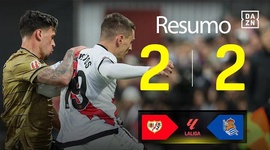 La Liga: Rayo Vallecano 2 - 2 Real Sociedad (2024-2025)