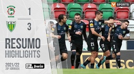 Liga Portugal Bwin: Marítimo 1 - 3 Tondela (2021-2022)