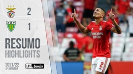 Liga Portugal Bwin: Benfica 2 - 1 Tondela (2021-2022)