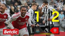 Premier League: Newcastle vs Arsenal, Golo 1-2 Gabriel Magalhães (2025-2026)