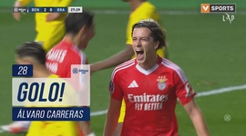 Allianz Cup: Benfica vs Sp. Braga, Golo 2-0 Álvaro Carreras (2024-2025)
