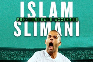 OFICIAL: Avançado Slimani é reforço dos brasileiros do Coritiba