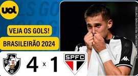 Brasileirão: Vasco 4 - 1 São Paulo (2024)