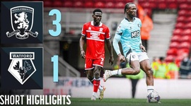 Championship: Middlesbrough 3 - 1 Watford (2023-2024)