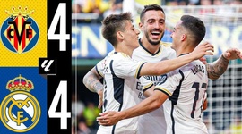 La Liga: Villarreal 4 - 4 Real Madrid (2023-2024)