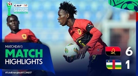 Campeonato Africano Sub-17: Angola 6 - 1 Rep. Centro-Africana (2025)