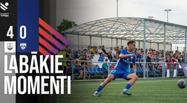 Virsliga: BFC Daugavpils 4 - 0 Grobinas SC (2024)
