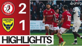 Championship: Bristol City 2 - 1 Oxford United (2024-2025)