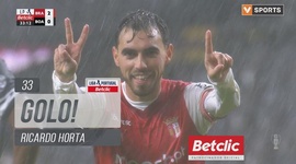 Liga Portugal Betclic: Sp. Braga vs Boavista, Golo 2-0 Ricardo Horta (2024-2025)