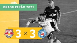 Brasileirão: RB Bragantino 3 - 3 Bahia (2021)