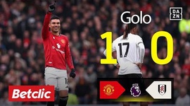 Premier League: Man Utd vs Fulham, Golo 1-0 Casemiro (2025-2026)