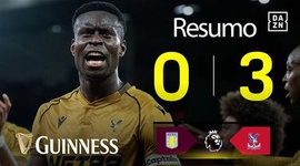 Premier League: Aston Villa 0 - 3 Crystal Palace (2025-2026)