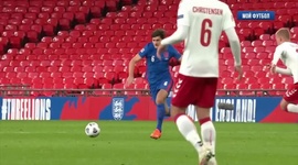 Liga das Nações: Inglaterra 0 - 1 Dinamarca (2020-2021)