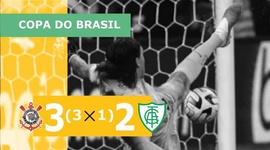 Copa do Brasil: Corinthians 3 - 1 g.p América-MG (2023)