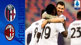 Serie A: Bologna 1 - 2 Milan (2020-2021)
