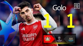 Liga Campeões: Leverkusen vs Arsenal, Golo 1-1 Kai Havertz (2025-2026)