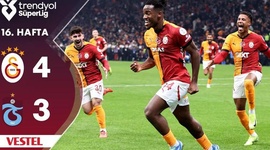 Super Ligi: Galatasaray 4 - 3 Trabzonspor (2024-2025)