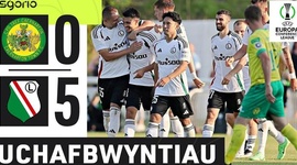Liga Conferência Europa: Caernarfon Town 0 - 5 Legia Warszawa (2024-2025)