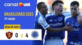 Brasileirão: Sport 0 - 4 Cruzeiro (2025)