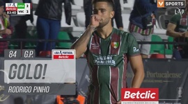 Liga Portugal Betclic: CF Estrela Amadora vs V. Guimarães, Golo 2-2 Rodrigo Pinho (2024-2025)