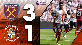 Premier League: West Ham 3 - 1 Luton Town (2023-2024)