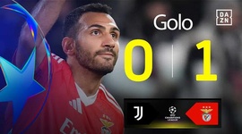 Liga Campeões: Juventus vs Benfica, Golo 0-1 Pavlidis (2024-2025)