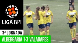 Liga de Futebol Feminino BPI: Clube Albergaria 1 - 3 Valadares Gaia (2019-2020)