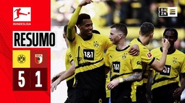 Bundesliga: Dortmund 5 - 1 FC Augsburg (2023-2024)