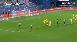 Serie A: Sassuolo vs Verona, Golo 2-0 D. Berardi (2025-2026)