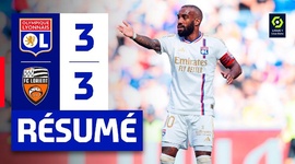 Ligue 1: Lyon 3 - 3 Lorient (2023-2024)