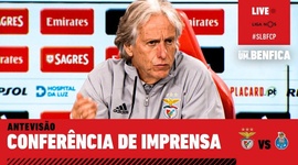 Liga NOS: Antevisão de Jorge Jesus ao Benfica vs FC Porto (2020-2021)