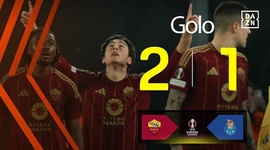 Liga Europa: Roma vs FC Porto, Golo 2-1 Dybala (2024-2025)