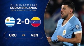 Qualificação Mundial América do Sul: Uruguai 2 - 0 Venezuela (2026)